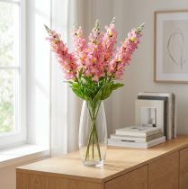 Product Snapdragons Silk Flower Artificial Snapdragon Pink Yellow L92cm