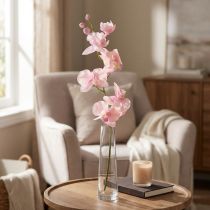 Product Orchid Phalaenopsis artificial 6 flowers pink 70cm