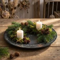 Product Decorative plate anthracite Ø33cm