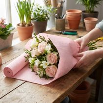Product Florist crepe paper, pink, 50x250cm