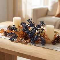 Product Artificial Berries Blue Artificial Plants 28cm 12 pcs in bunch