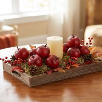 Product Mini apples on wire Ø3.5cm 48 pcs