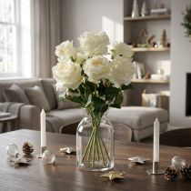 Product Bouquet of roses white, cream 55cm