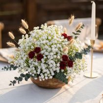 Product White Gypsophila artificial L30cm 12pcs