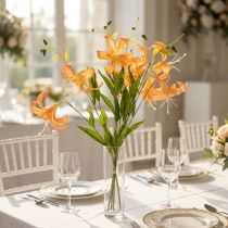 Product Artificial lilies, decoration for weddings and events, 77cm, 4 pieces