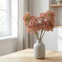Product Elderberry artificial pink blossom branch 52cm 4pcs