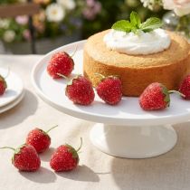 Product Artificial strawberry decorative objects for elegant interiors and celebrations, 4cm, 24 pieces