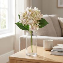 Product Hydrangea artificial cream garden flower with buds 52cm