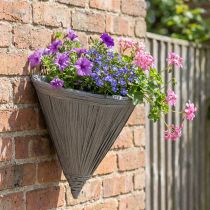 Product Hanging pot gray Flower pot for hanging wall light 30×17cm