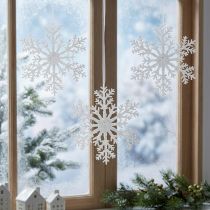 Product Snowflake decoration ice crystal for hanging 18×20cm 4pcs