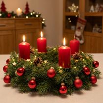 Product Mini Christmas ball red matte and shiny Ø2.5cm 22 pcs