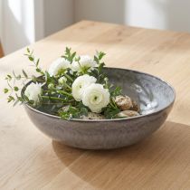 Product Stylish matte grey bowl 37 cm – textured surface, versatile for decorations – 3pcs