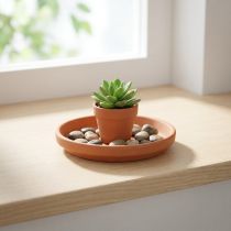Product Pot coaster, terracotta, feeding bowl, arrangement base Ø8.8cm