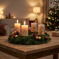 Product Advent candle pins, numbers 1 to 4, set of 4, 4cm, 4 pieces