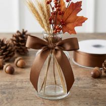 Product Gift and decoration ribbon, brown, 25mm, 50m