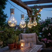 Product Garden decoration solar LED light bulb warm white H15cm 5pcs