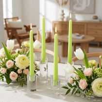 Product Taper Candles 250/23 Light Green 12 Pcs.