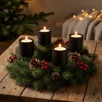 Product Candle holder for sticking black tealight holder Ø5cm 4 pcs