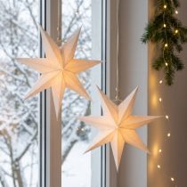 Product Poinsettia window, paper stars Christmas, folding star Ø21cm 4pcs