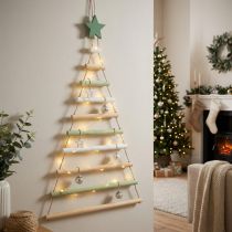 Product Hanging decoration Christmas Christmas tree star wood H59cm