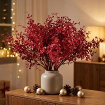 Product Eucalyptus bush red artificial plant eucalyptus 28cm 3pcs