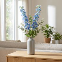 Product Delphinium Artificial Garden Flower Larkspur Blue 88cm 2pcs