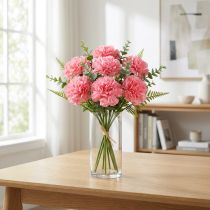 Product Artificial Carnation Pink 25cm 7pcs Artificial plant like real !