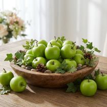 Product Decorative fruit mini apple artificial green 4.5cm 24 pcs