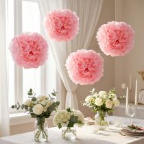 Product Pompom paper Ø30cm light pink 5pcs
