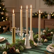Product Tapered Candles Hand-Coloured Light Gold 22×240mm Set of 12