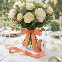 Product Gift and decoration ribbon 40mm x 50m Apricot