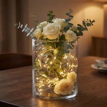 Product LED string lights, 20 bulbs, battery operated, 2m, warm white, 6 pieces