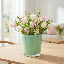 Product Glass pot Ø11.5cm H10.8cm mint green