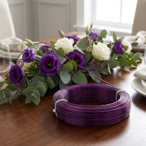 Product Aluminum wire Ø2mm dark purple 60m 500g