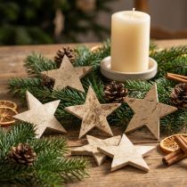 Product Coconut star nature 5cm 50pcs Christmas decoration table decoration
