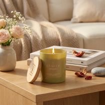 Product Scented candle in glass Camila pomegranate Ø7.5cm H8cm