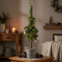 Product Pointed fir in pot artificial Christmas tree Ø12cm H70cm
