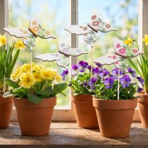 Product Butterfly stakes, ideal as eye-catchers in the garden or flower pot, 29cm, 12 pieces
