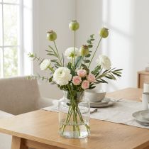 Product Artificial poppy decoration bunch, realistic flowers for home accessories, 61cm, 3 pieces