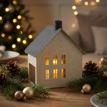 Product Metal Light House Lantern Decoration 16cm