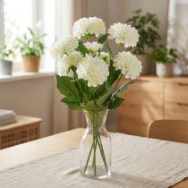 Product Artificial flowers decoration dahlias artificial white 50cm