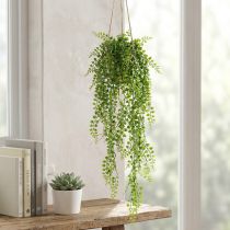Product Artificial Pea Plant Jute for Hanging Green H80cm