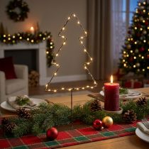 Product LED Christmas tree, battery operated, indoor table decoration, 47cm