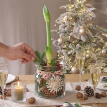 Product Decorative Glass Vase Lantern Glass Clear Ø18cm H20cm