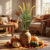 Product Grass bundle autumn decoration with umbels 84cm
