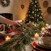 Product Artificial fir garland with cones, 165cm, Christmas decoration