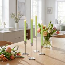 Product Lime Green Dyed Taper Candles 22×240mm 12 pcs
