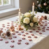 Product Mini Scatter Decoration Stars Decoration Glitter Pink 1.5cm 144 Pcs