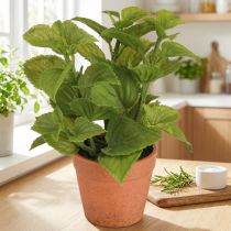 Product Mint in Pot Artificial Herbs Artificial Plants 18cm 2pcs