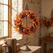 Product Wreath holder wreath stand antique rust look 76cm